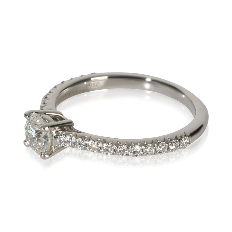 Tiffany & Co. 0.38 Ct Round Brilliant Diamond Novo Engagement Ring 950