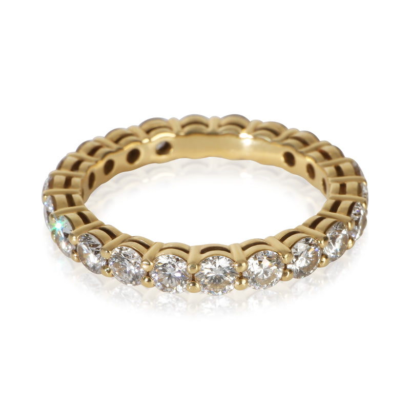 Tiffany & Co. Yellow Gold Diamond Forever Eternity Band 18k