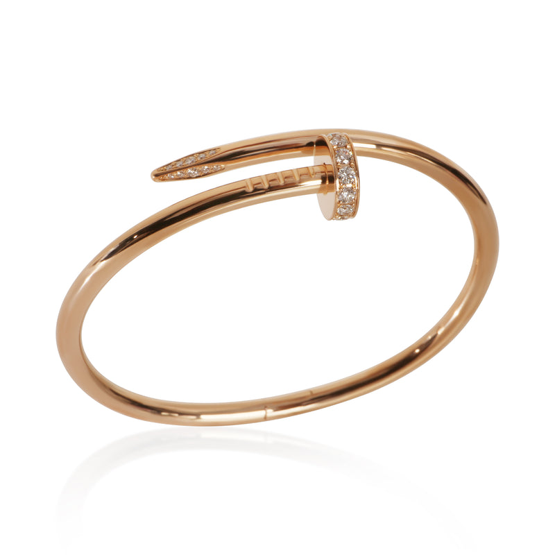 Cartier Rose Gold Diamond Juste Un Clou Bracelet 18k