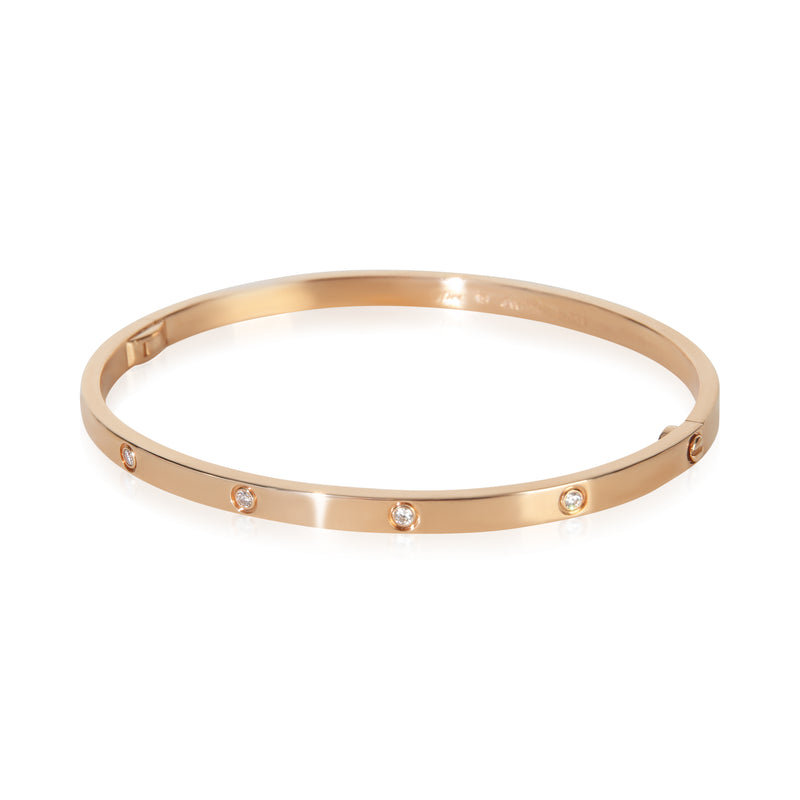 Cartier Rose Gold Diamond Small Model Love Bracelet 18k