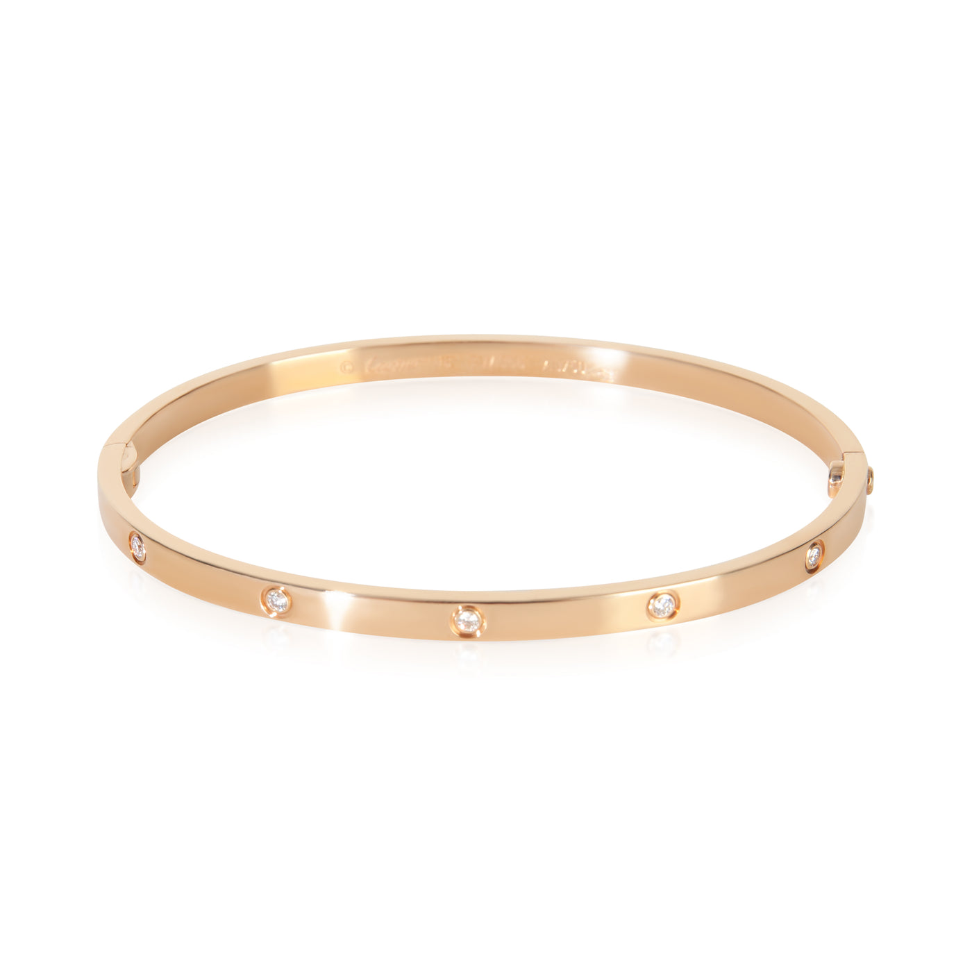 Cartier Rose Gold Diamond Small Model Love Bracelet 18k