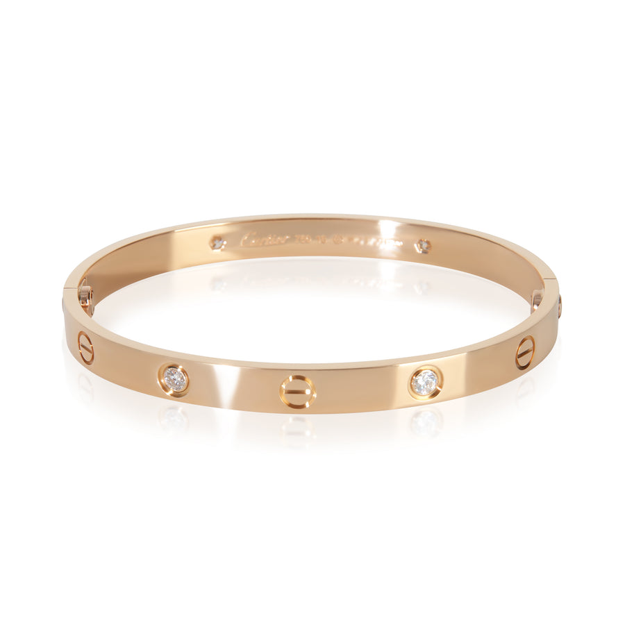 Cartier Rose Gold Diamond Love Bracelet 18k