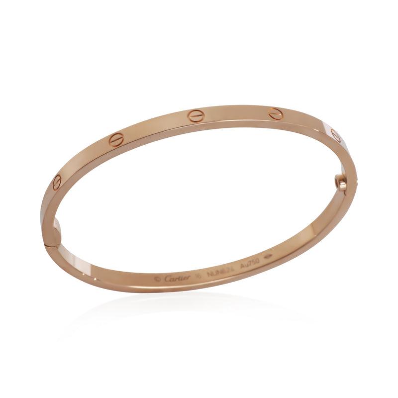 Cartier Rose Gold Small Model Love Bracelet 18k