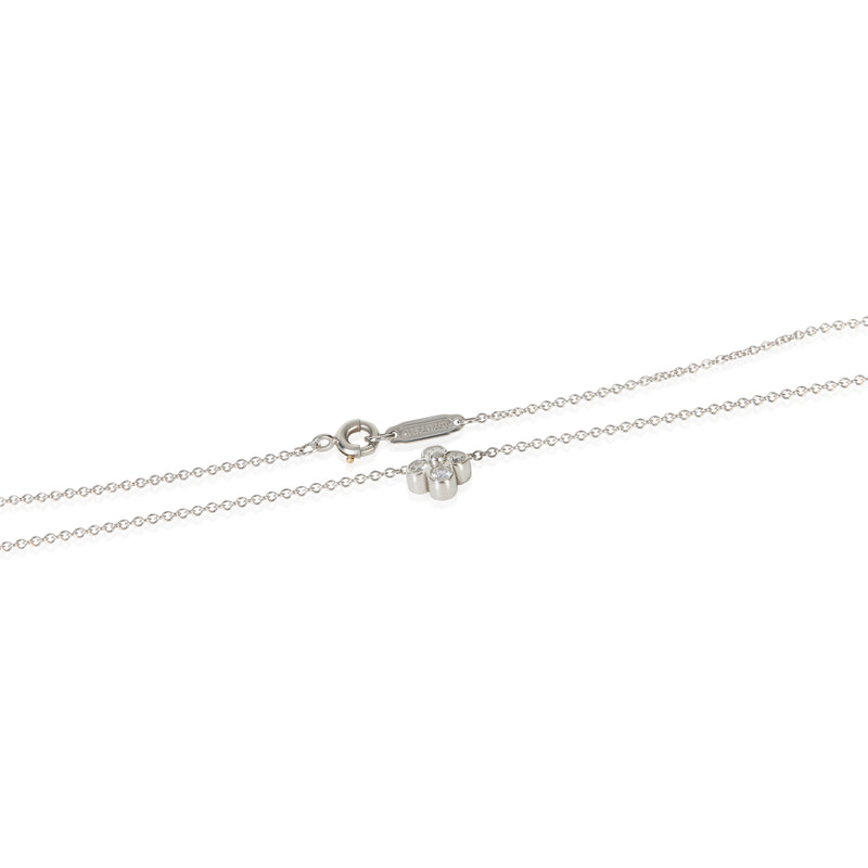 Tiffany & Co. Platinum Diamond Lace Pendant 950