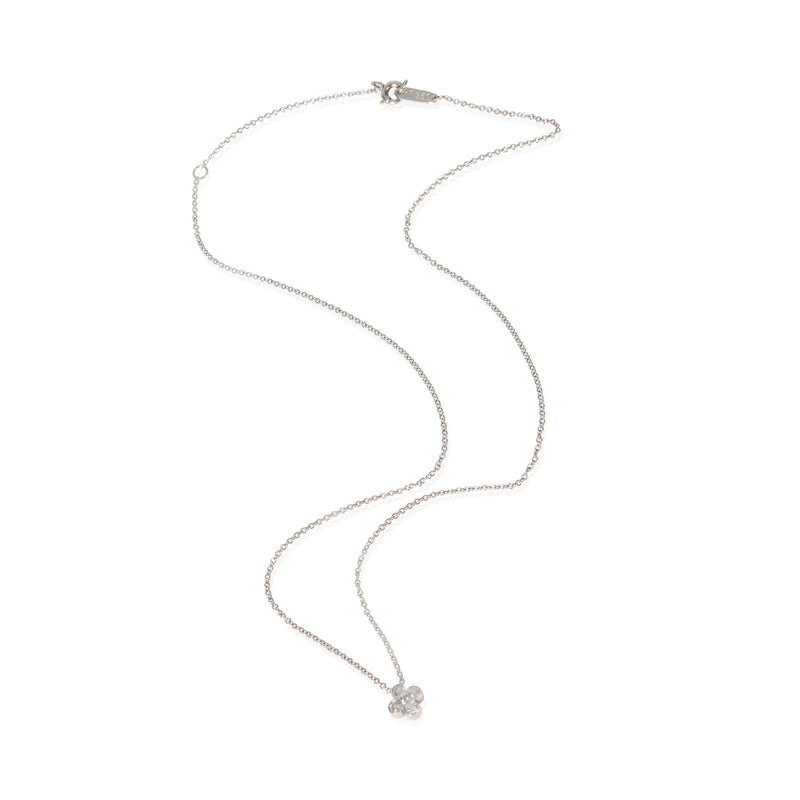 Tiffany & Co. Platinum Diamond Lace Pendant 950