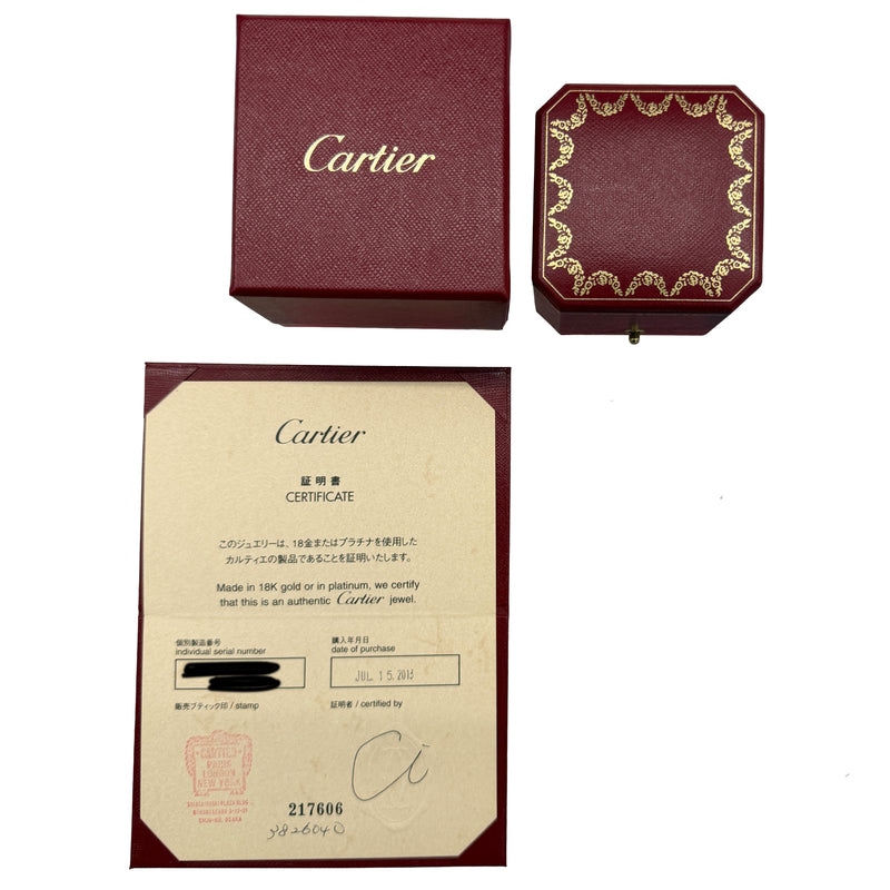 Cartier Platinum Diamond 1895 Band 950