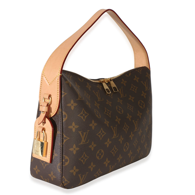 Louis Vuitton Monogram Canvas Slouchy Pm Brown Handbag