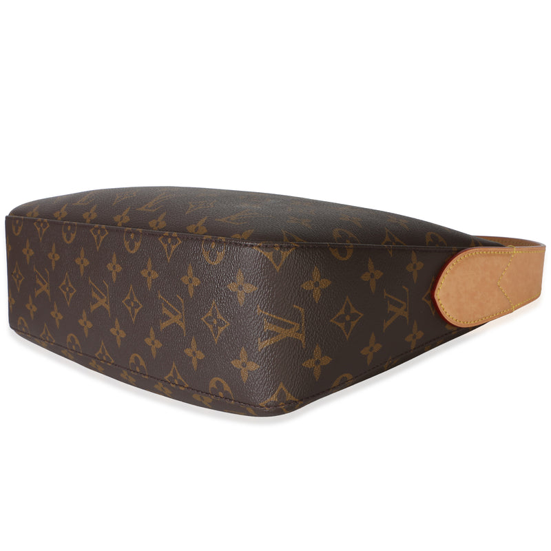 Louis Vuitton Monogram Canvas Slouchy Pm Brown Handbag