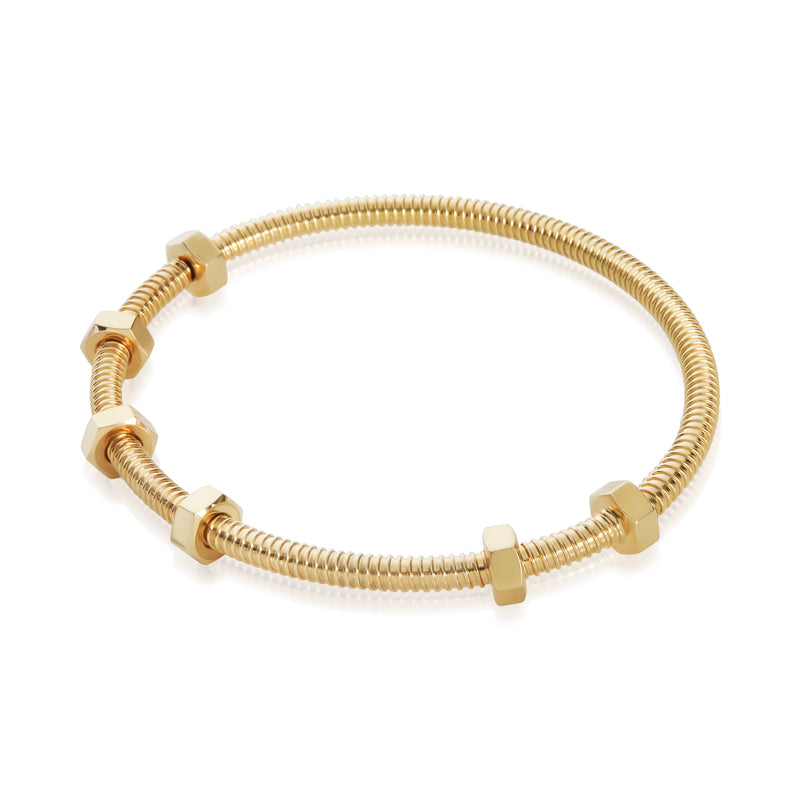 Cartier Yellow Gold Ecrou Bracelet 18k