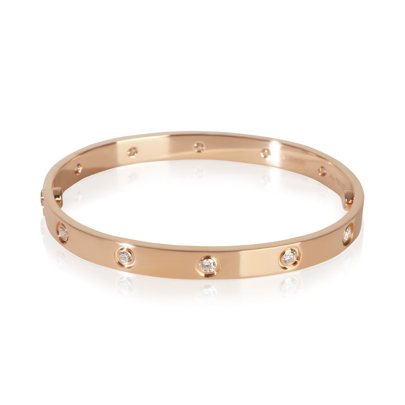 Cartier Rose Gold Diamond Love Bracelet 18k