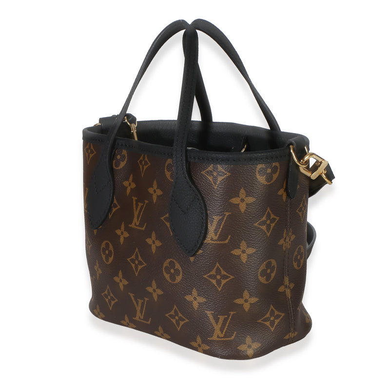 Louis Vuitton Black Monogram Canvas Neverfull Bandouliere Inside Out Bb Black; Brown Handbag