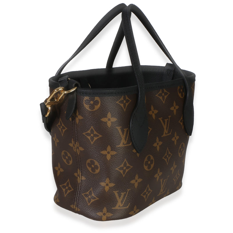 Louis Vuitton Black Monogram Canvas Neverfull Bandouliere Inside Out Bb Black; Brown Handbag