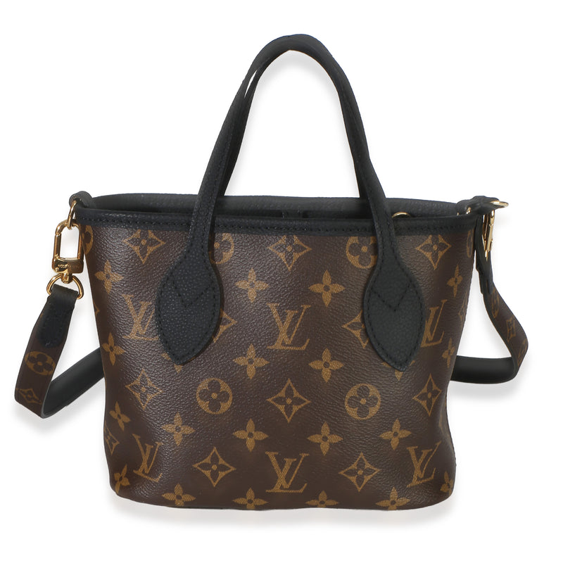 Louis Vuitton Black Monogram Canvas Neverfull Bandouliere Inside Out Bb Black; Brown Handbag