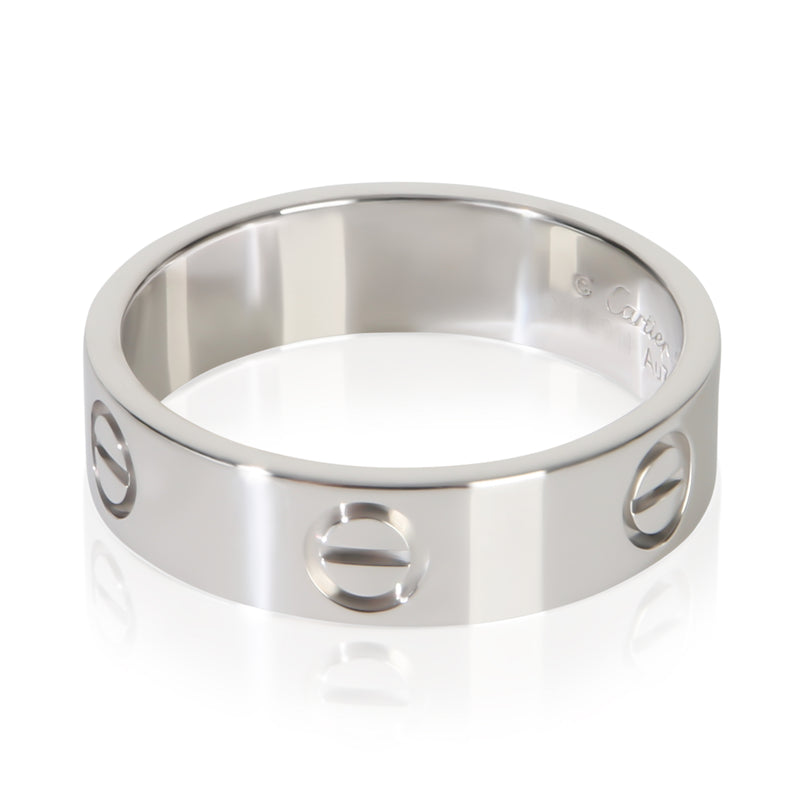 Cartier White Gold Love Ring 18k