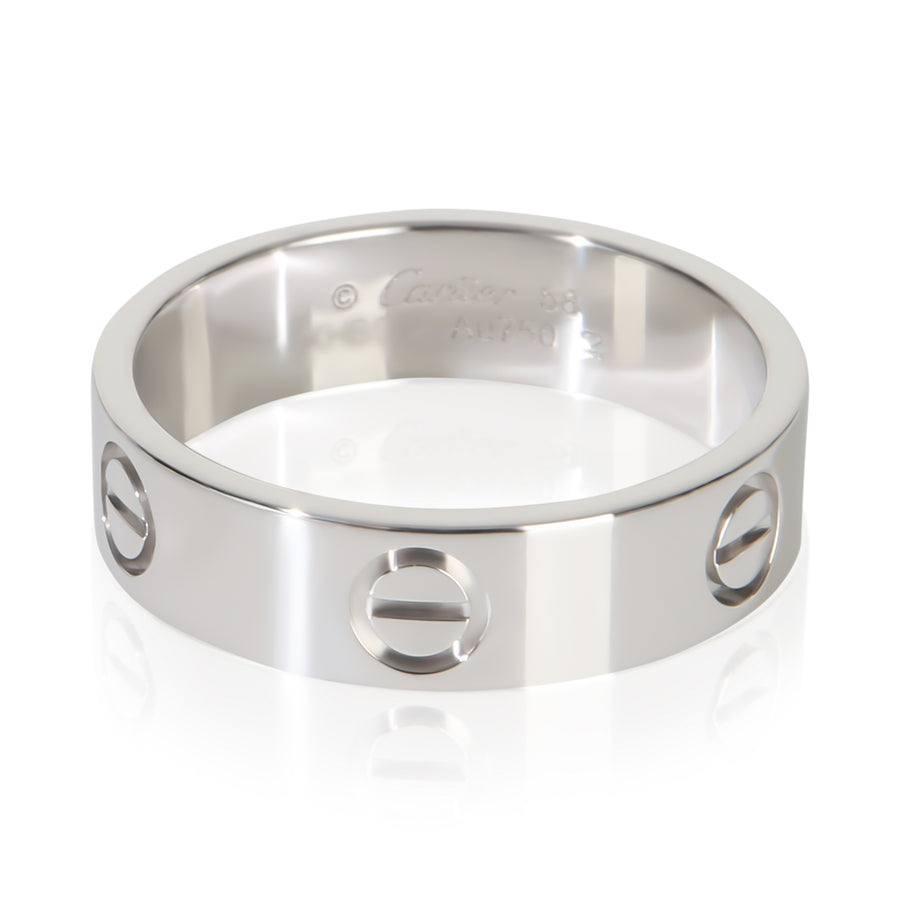 Cartier White Gold Love Ring 18k