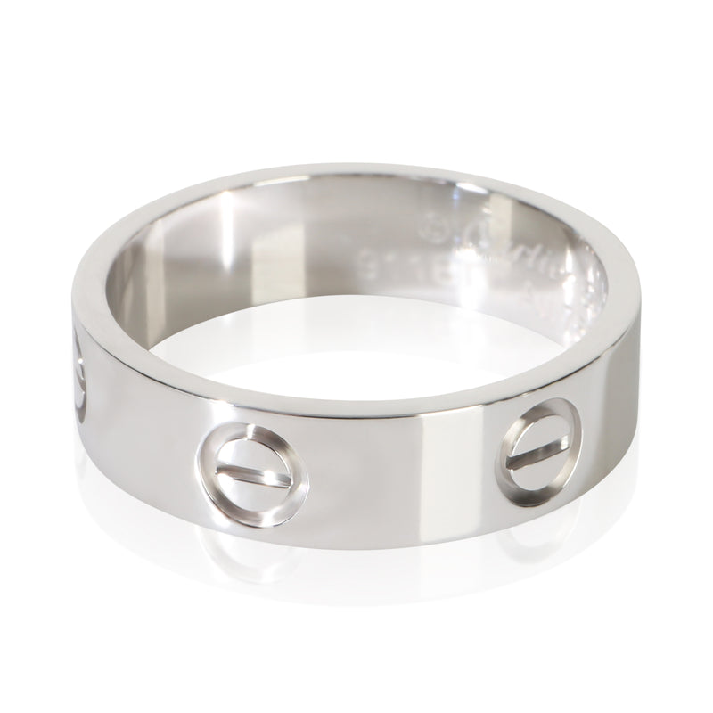Cartier White Gold Love Ring 18k
