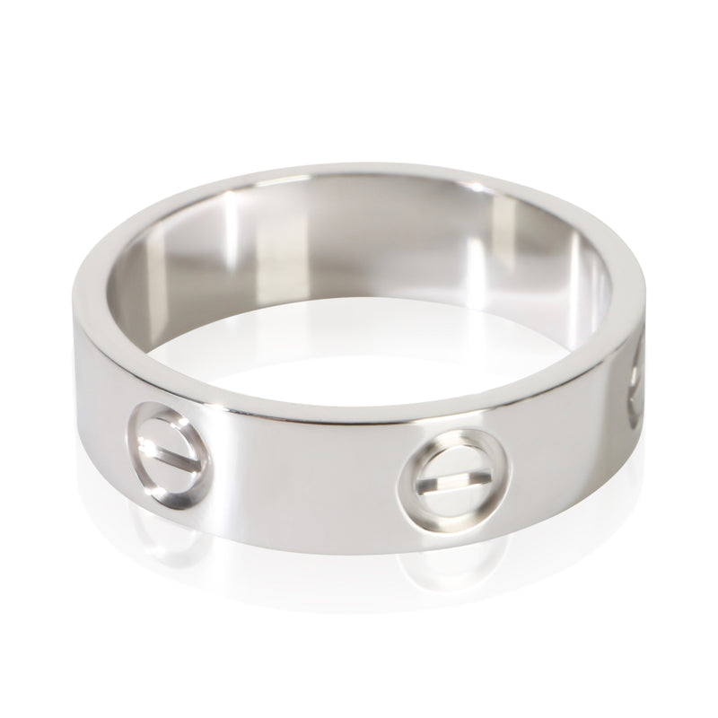 Cartier White Gold Love Ring 18k