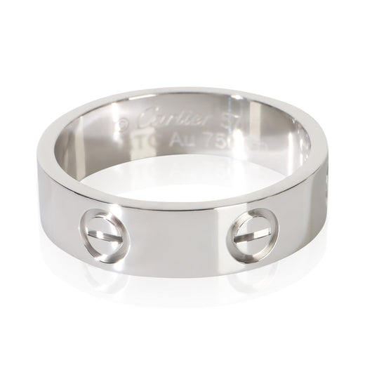 Cartier White Gold Love Ring 18k
