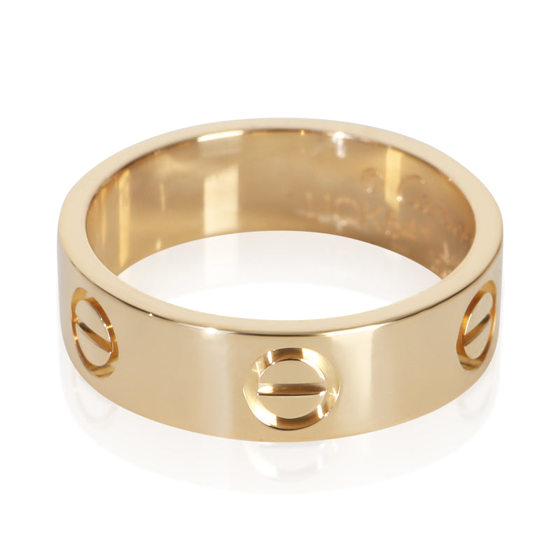Cartier Yellow Gold Love Ring 18k