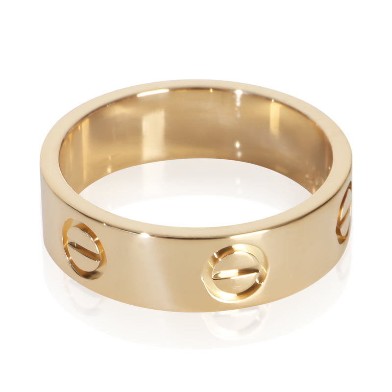 Cartier Yellow Gold Love Ring 18k