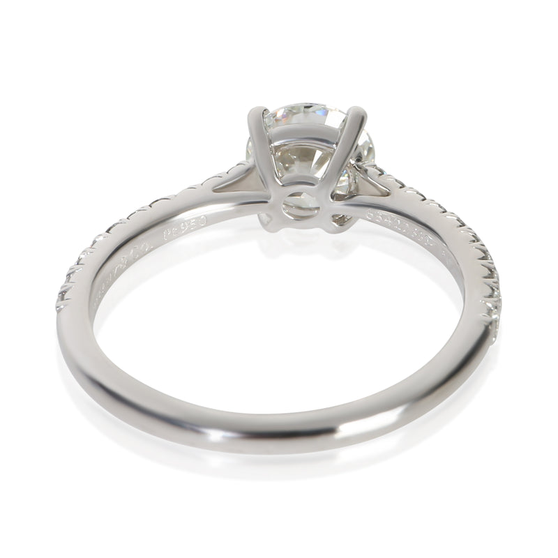 Tiffany & Co. 0.91 Ct Round Brilliant Diamond Novo Engagement Ring 950