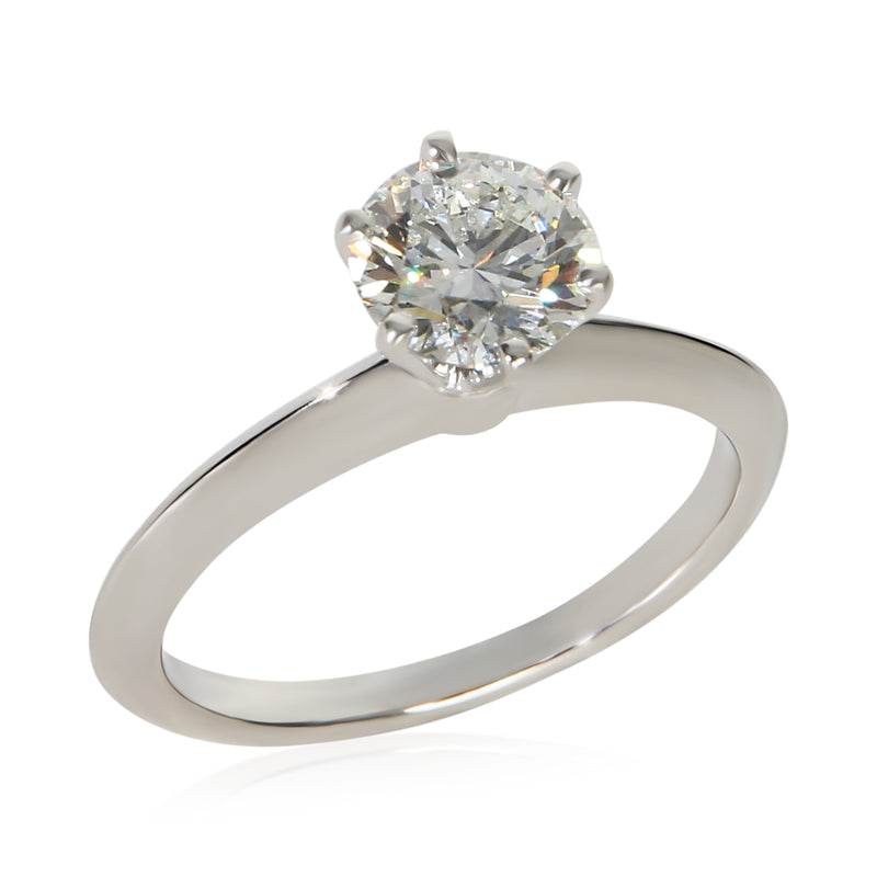 Tiffany & Co. 0.96 Ct Round Brilliant Diamond Engagement Ring 950