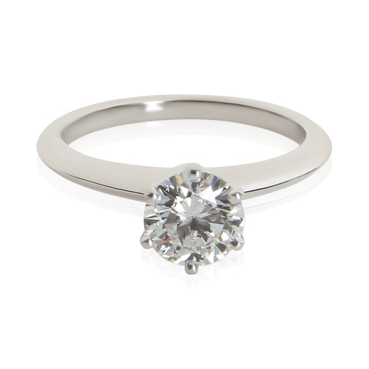 Tiffany & Co. 0.96 Ct Round Brilliant Diamond Engagement Ring 950