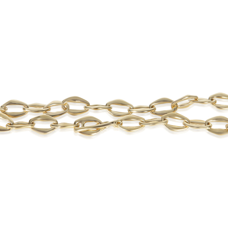 Tiffany & Co. Yellow Gold Elsa Peretti Aegean Necklace 18k