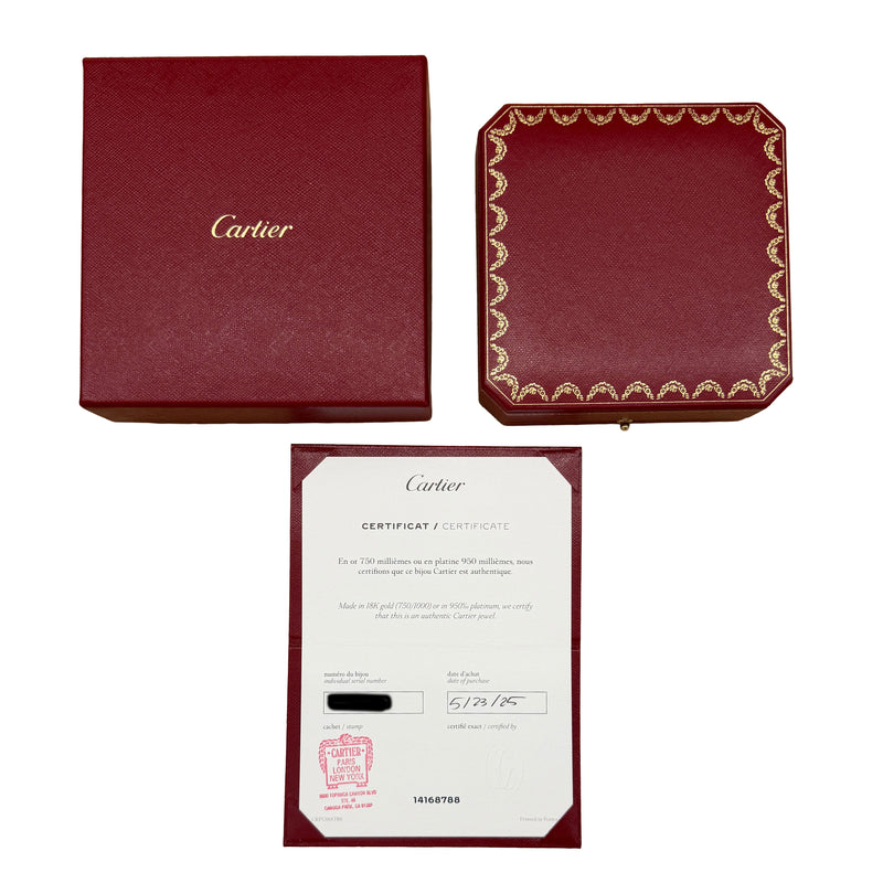 Cartier Rose Gold Diamond Damour Pendant 18k