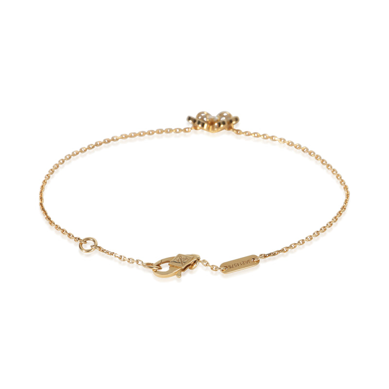 Van Cleef & Arpels Yellow Gold Diamond Mini Model Frivole Bracelet 18k