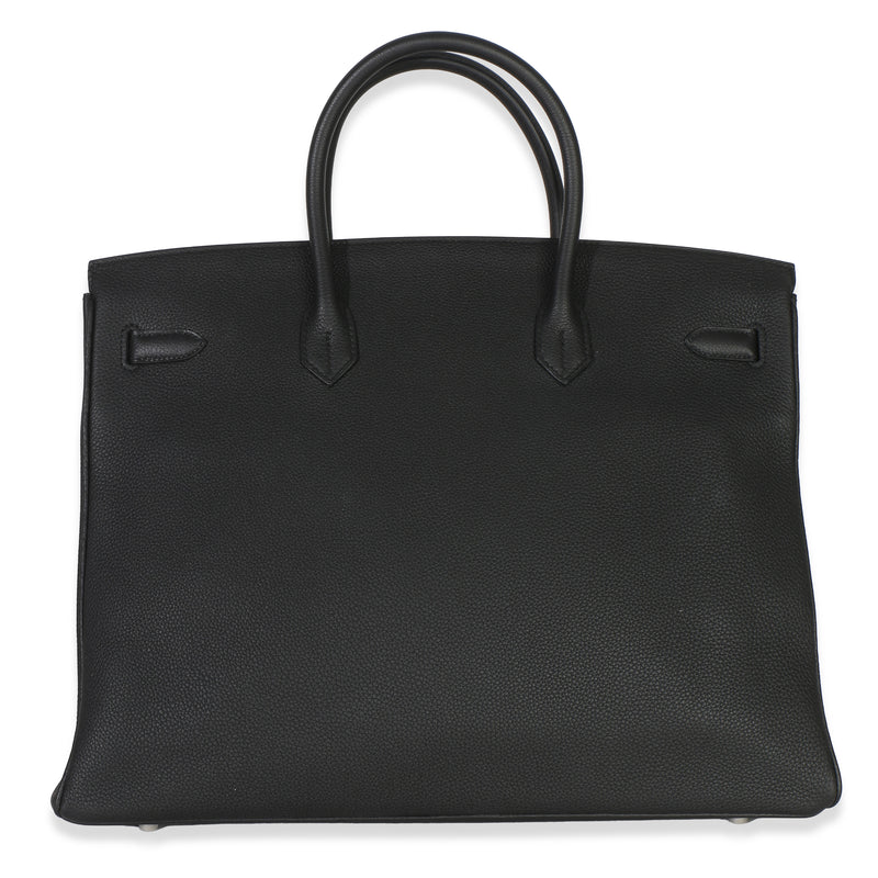Hermès Black Togo Birkin 40 Phw Leather Handbag