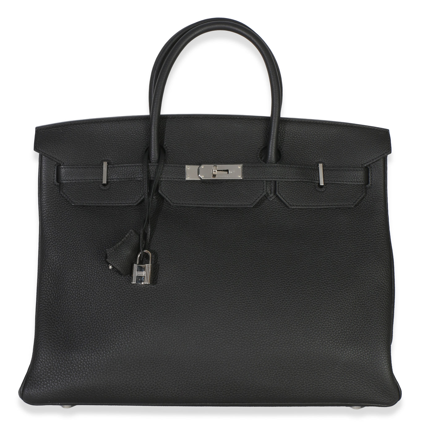 Hermès Black Togo Birkin 40 Phw Leather Handbag