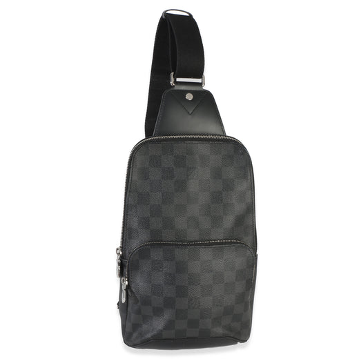 Louis Vuitton Damier Graphite Canvas Avenue Slingbag Black Handbag