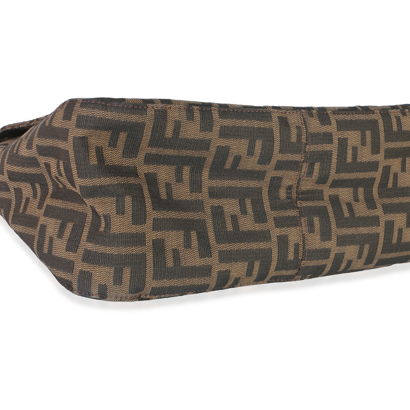 Fendi Brown Zucca Canvas Mama Baguette Bag Handbag
