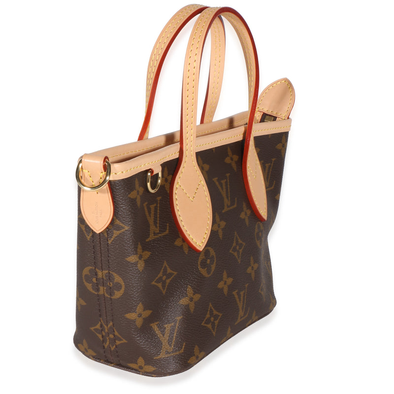 Louis Vuitton Monogram Canvas Neverfull Bb Brown Coated Handbag