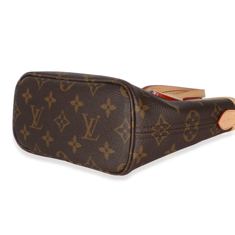 Louis Vuitton Monogram Canvas Neverfull Bb Brown Coated Handbag