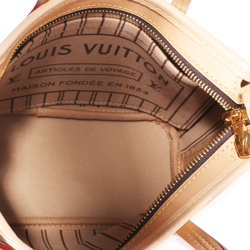Louis Vuitton Monogram Canvas Neverfull Bb Brown Coated Handbag