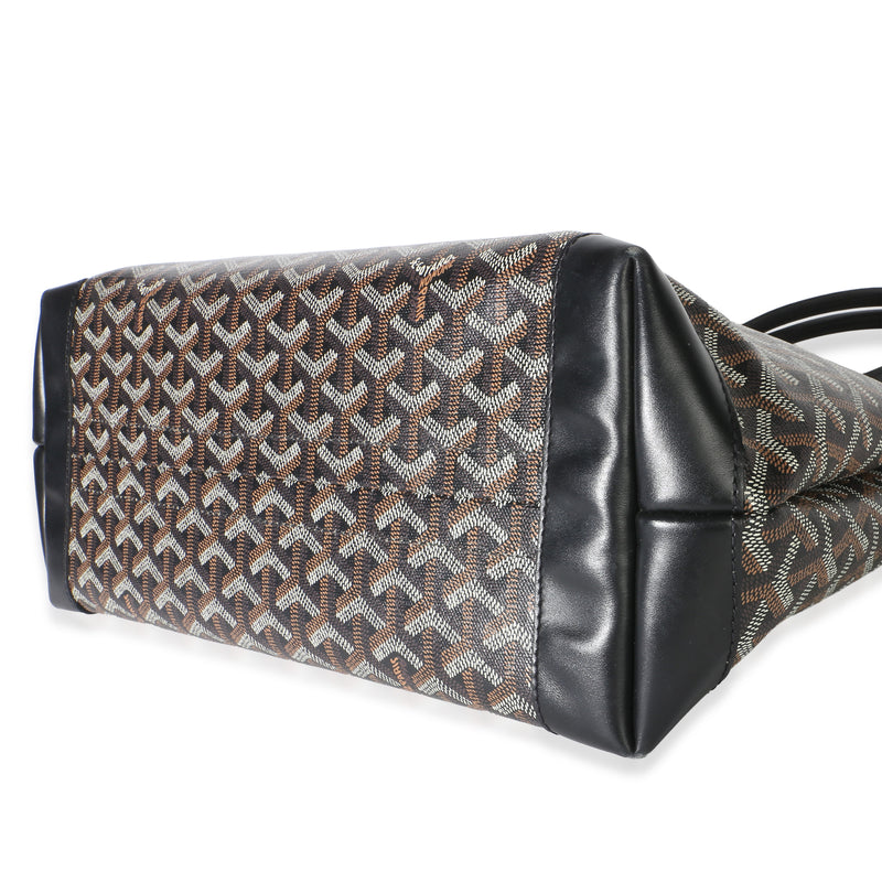 Goyard Black Goyardine Canvas Bellechasse Pm Bag