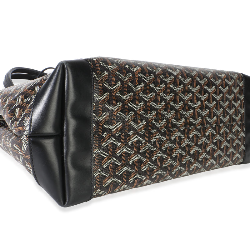 Goyard Black Goyardine Canvas Bellechasse Pm Bag