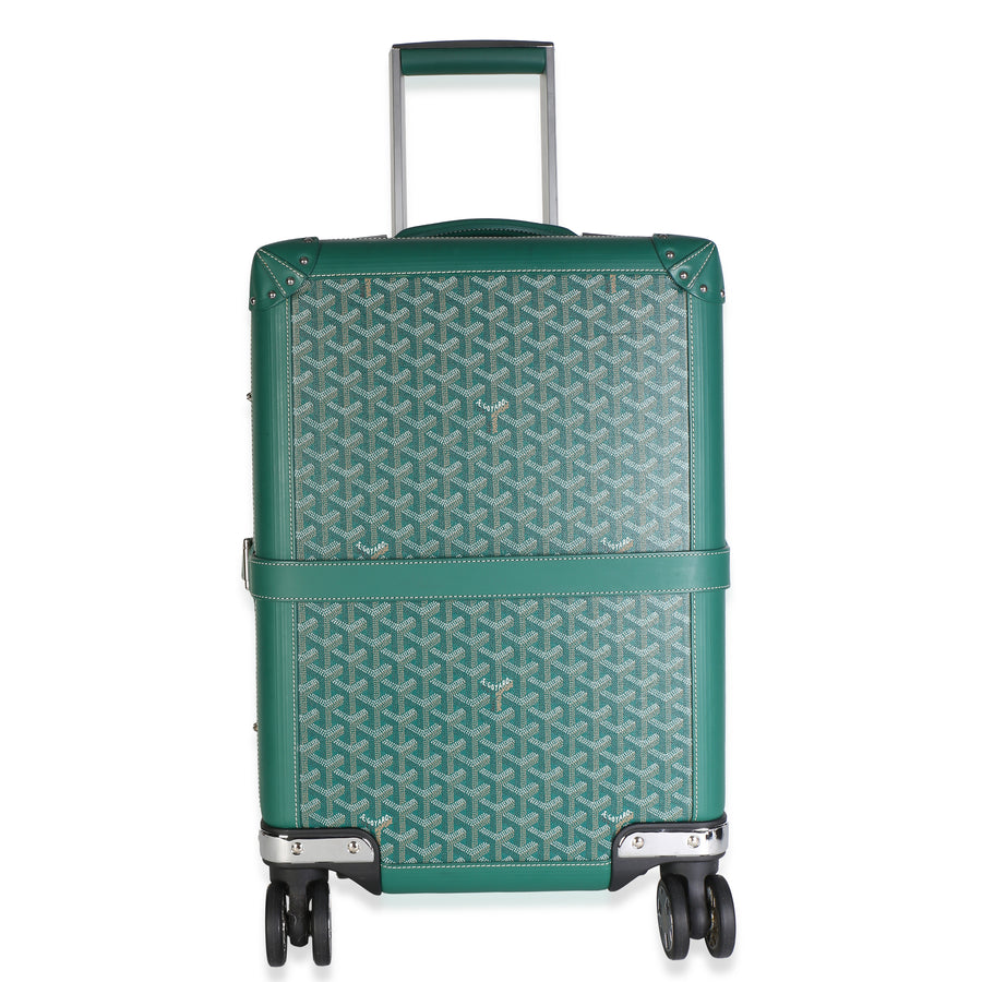 Goyard Green Goyardine Canvas Bourget Pm Bag