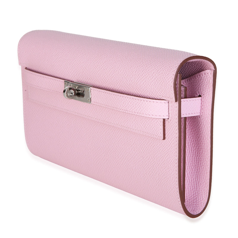 Hermès Mauve Sylvestre Epsom Kelly To Go Phw Pink Leather Bag