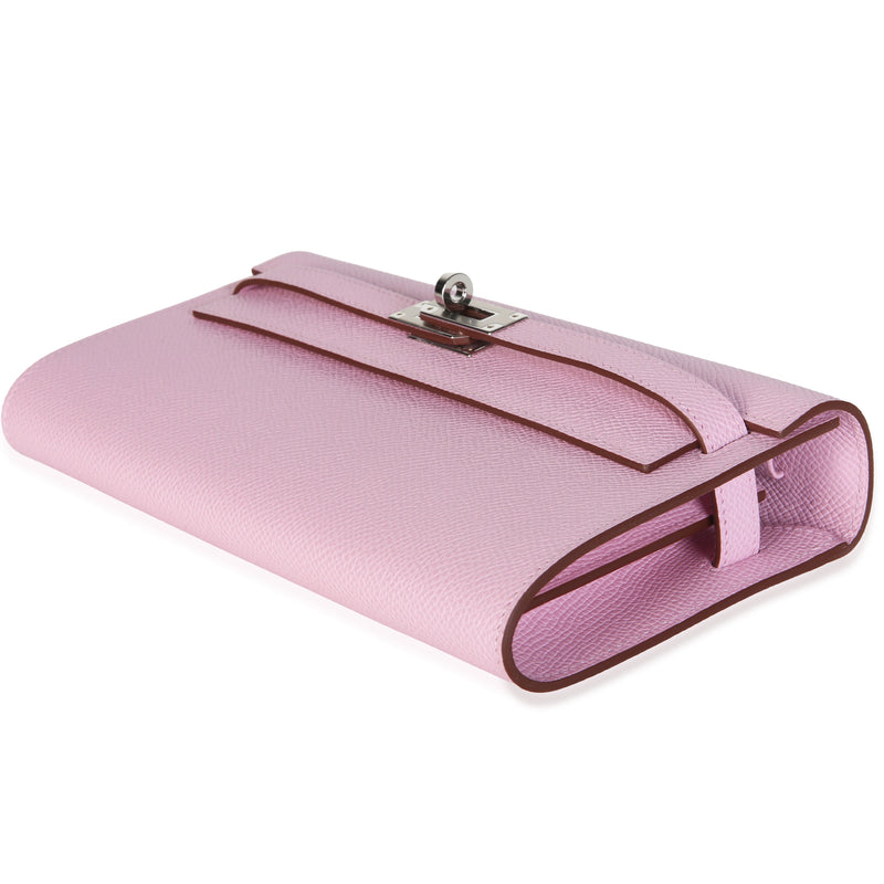 Hermès Mauve Sylvestre Epsom Kelly To Go Phw Pink Leather Bag