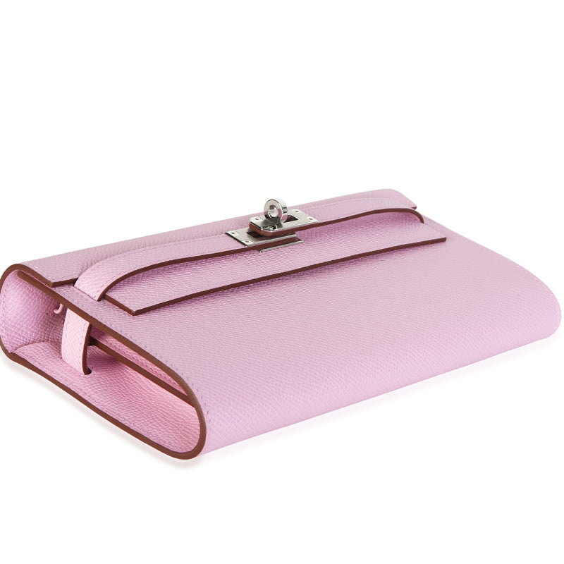 Hermès Mauve Sylvestre Epsom Kelly To Go Phw Pink Leather Bag
