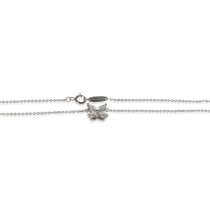 Tiffany & Co. Platinum Diamond Medium Model Victoria Pendant 950