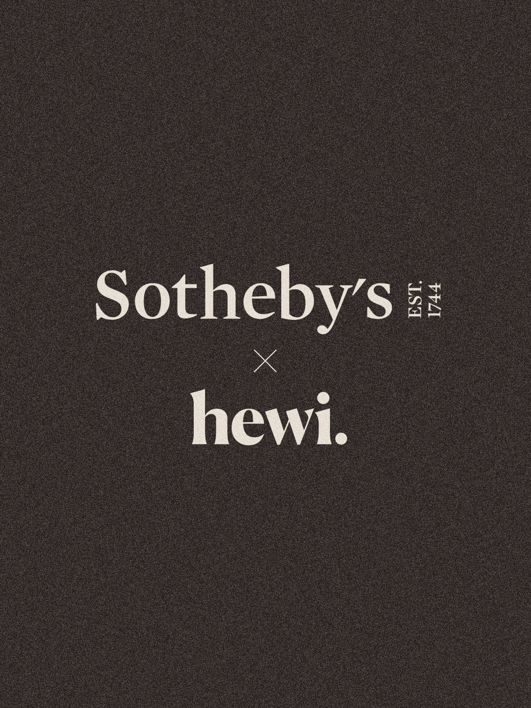 SOTHEBY'S X HEWI
